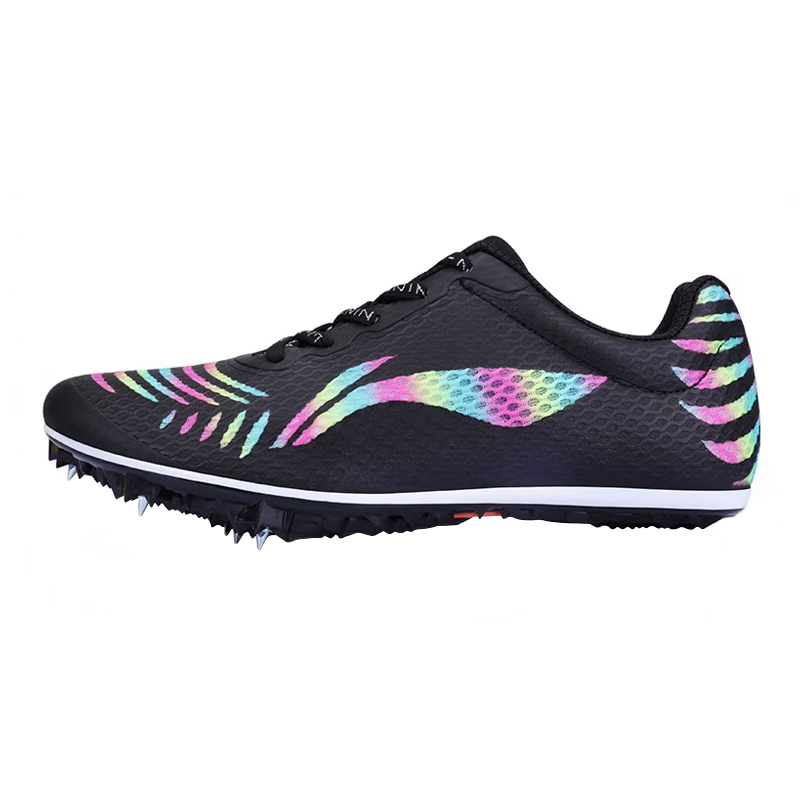 LiNing Slip Resistant, Breathable, Lightweight Low top Running Shoes Unisex Black