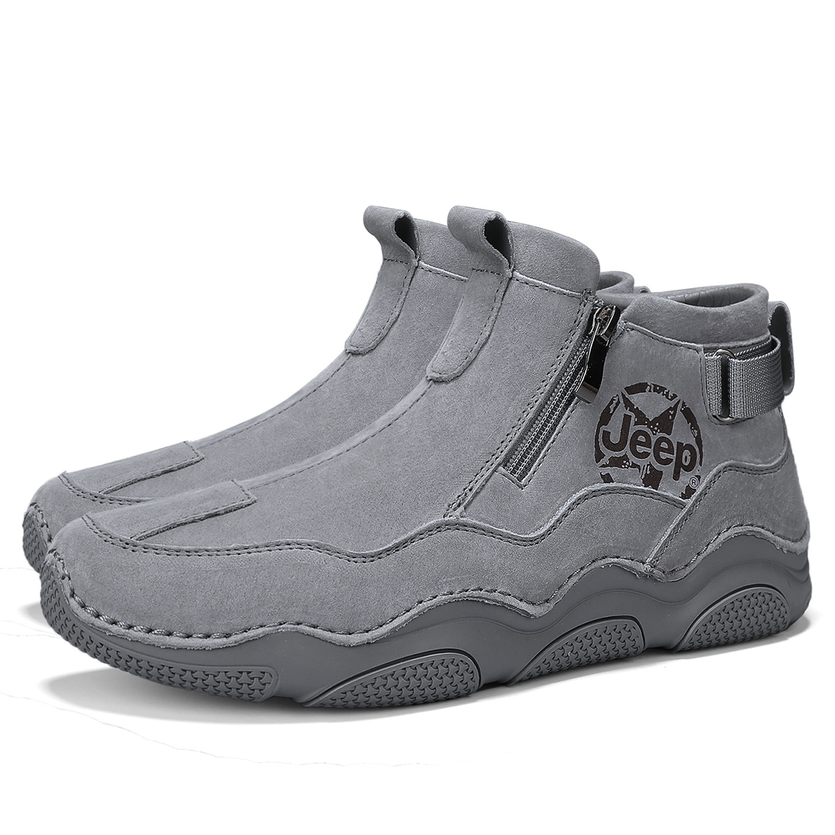 Jeep Slip-Resistant Lightweight Height Increasing Mid-Top Casual Shoes Men's купить в интернет-магазине Yoocart с быстрой доставкой по России.