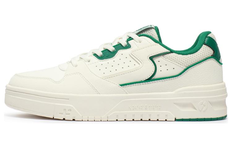 361° Durable Lightweight And Breathable Low-Top Skateboard Shoes Women's White Green