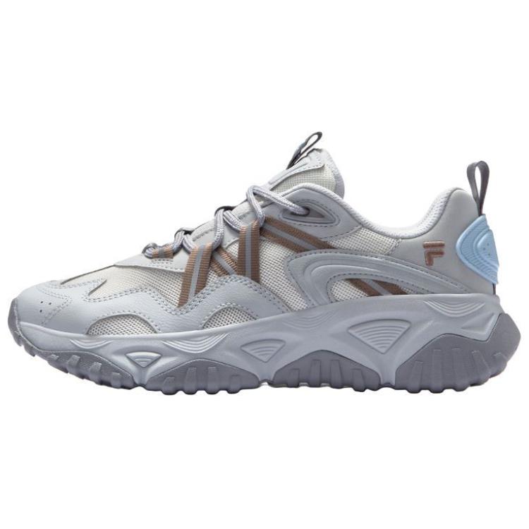 FILA FUSION FREEROAM Hiking Shoes Anti Slip Wear Resistant Low Top Chunky Sneakers Women's Gray