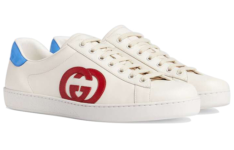 GUCCI Ace 'Interlocking G White Red Blue'