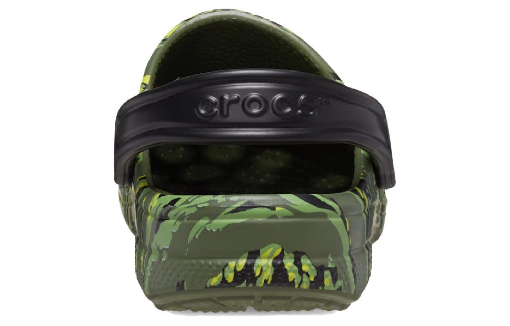 Crocs Clogs Unisex Green Camouflage