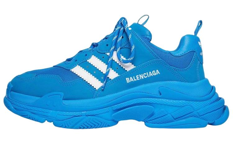Balenciaga Triple S Adidas Blue White