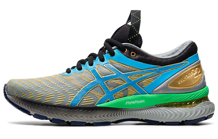 Asics FN1 S Gel Nimbus 22 Stone Grey Pure Gold Women's