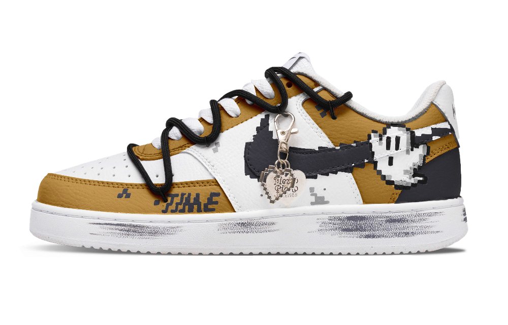 Nike Court Vision 1 Desert Guardian Abrasion Resistant Low Top Skateboard Shoes Unisex Brown White