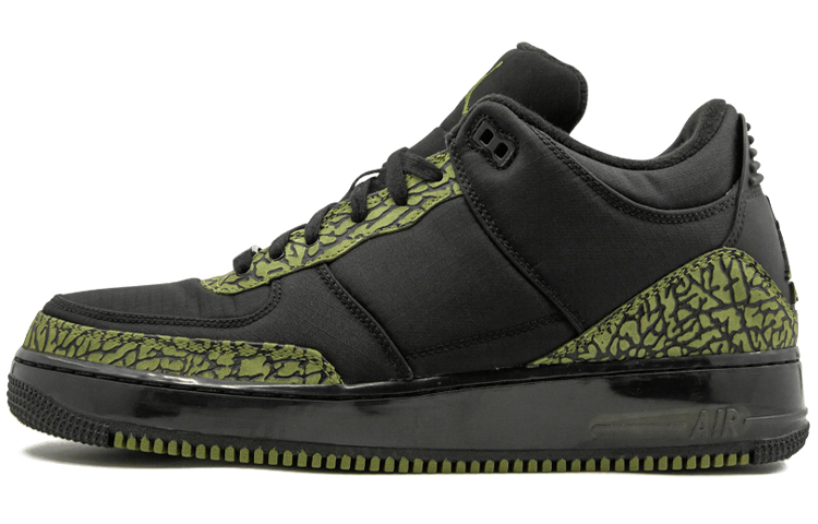Jordan Ajf 3 Black Scenery Green