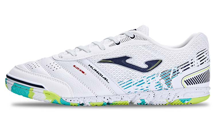 Joma IC/IN Anti Slip Wear Resistant Soccer Shoes Men's White