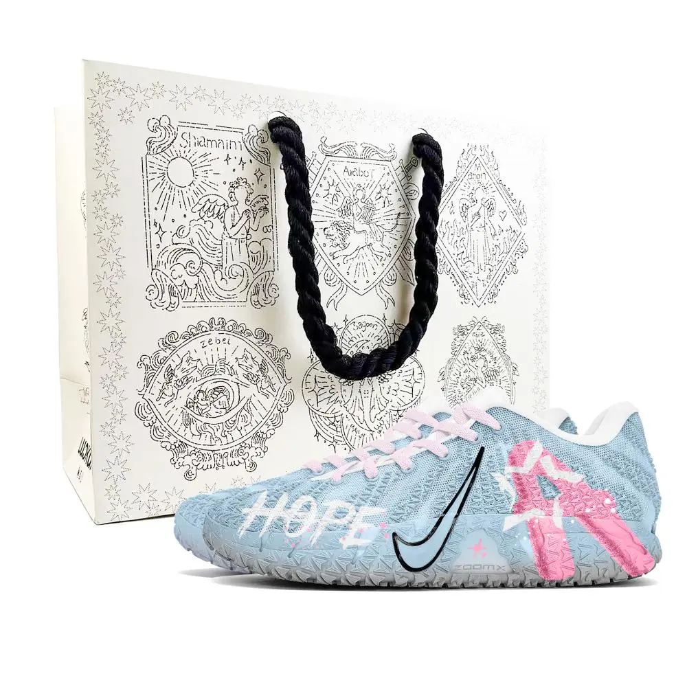 Nike Ja Morant 3 Cushioning, Abrasion Resistant, Support, Impact Resistant Low top Basketball Shoes Unisex Blue Pink