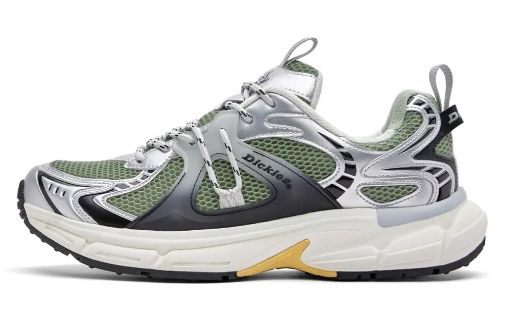 Dickies Low-Top Chunky Sneakers Men's Light Green Silver