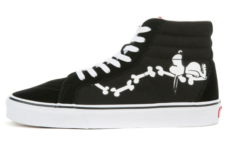 Vans Sk8 Hi Re Issue Peanuts Snoopy Bones 2017