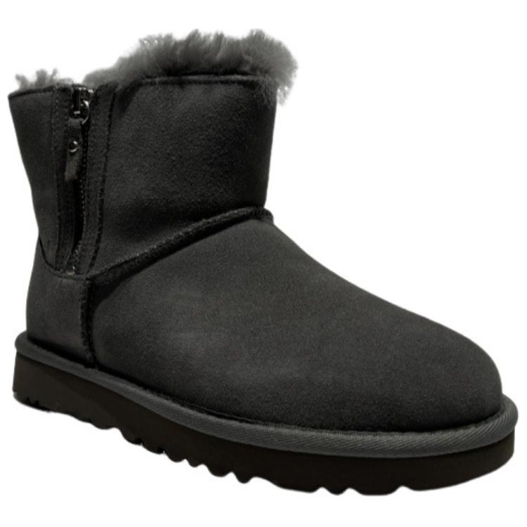 UGG Short Snow Boots Women's Charcoal Gray