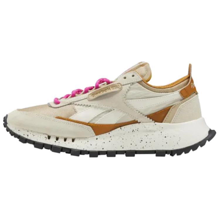 Reebok Classic Leather Legacy Running Shoes Beige/Brown Women's