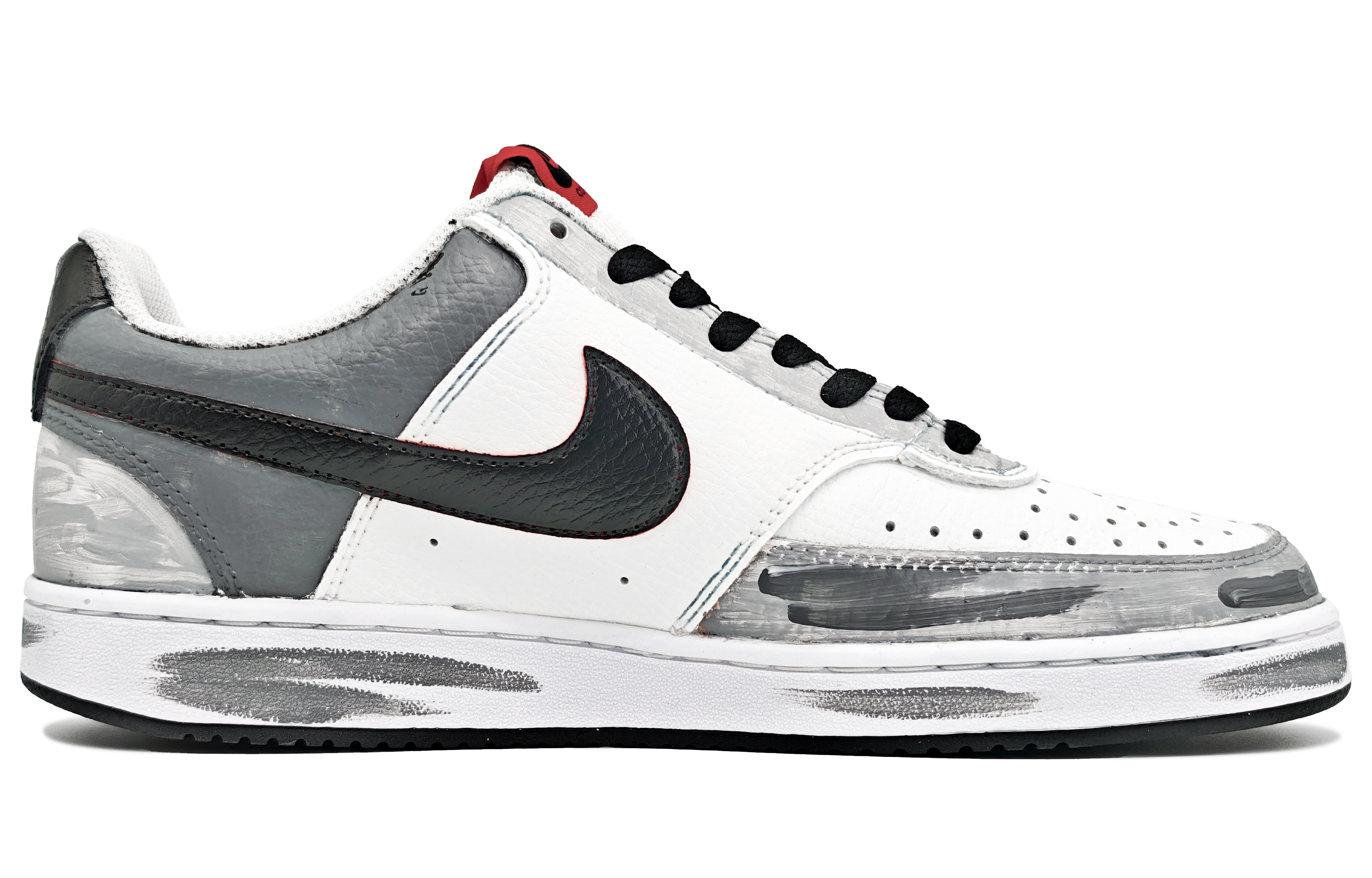 Nike Court Vision 1 Wear resistant And Lightweight Low top Skateboard Shoes Men's Black Gold купить в интернет-магазине Yoocart с быстрой доставкой по России.