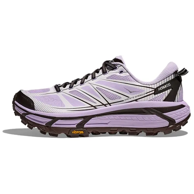 HOKA ONE ONE Mafate Speed 2 Running Shoes Unisex Low top Iris Purple/White