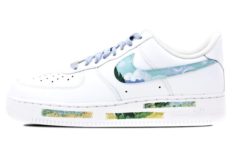Nike Air Force 1 Low 07 Air Force 1 Whenshoes Are Playing With Shoes. Low Top Skateboard Shoes Unisex Yellow Green