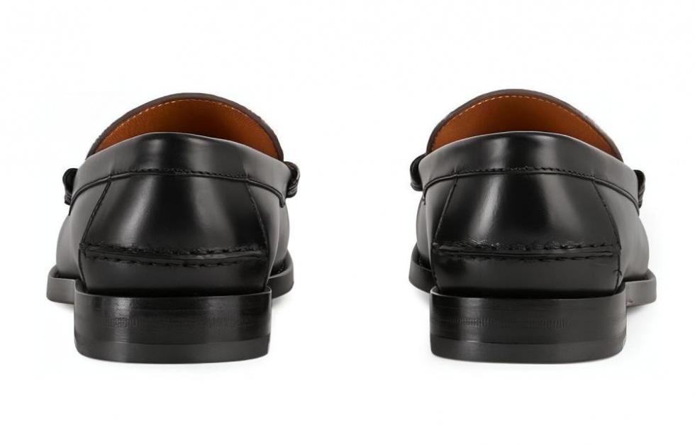 GUCCI Tassel Gg Canvas Loafers Black Ebony купить в интернет-магазине Yoocart с быстрой доставкой по России.