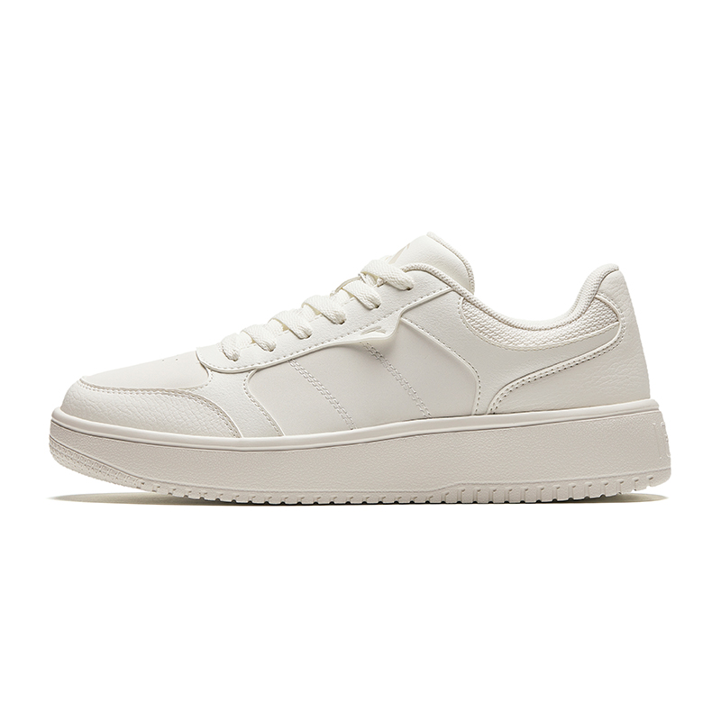 Anta Slip Resistant Shock Absorbers With Abrasion Resistant Properties Low Top Skateboard Shoes Men's White