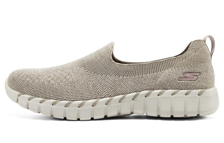 Skechers GO WALK 2 Smart Low Top Casual Shoes Women's Dark Taupe Umber