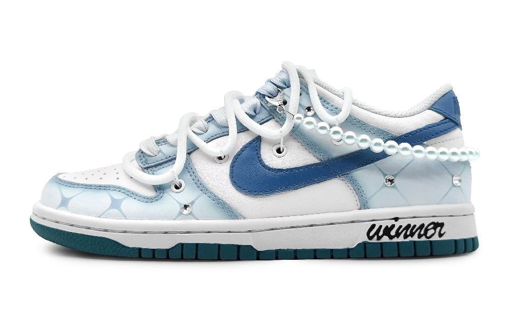 Nike Dunk Low Low-Top Skateboard Shoes GS Ice Blue