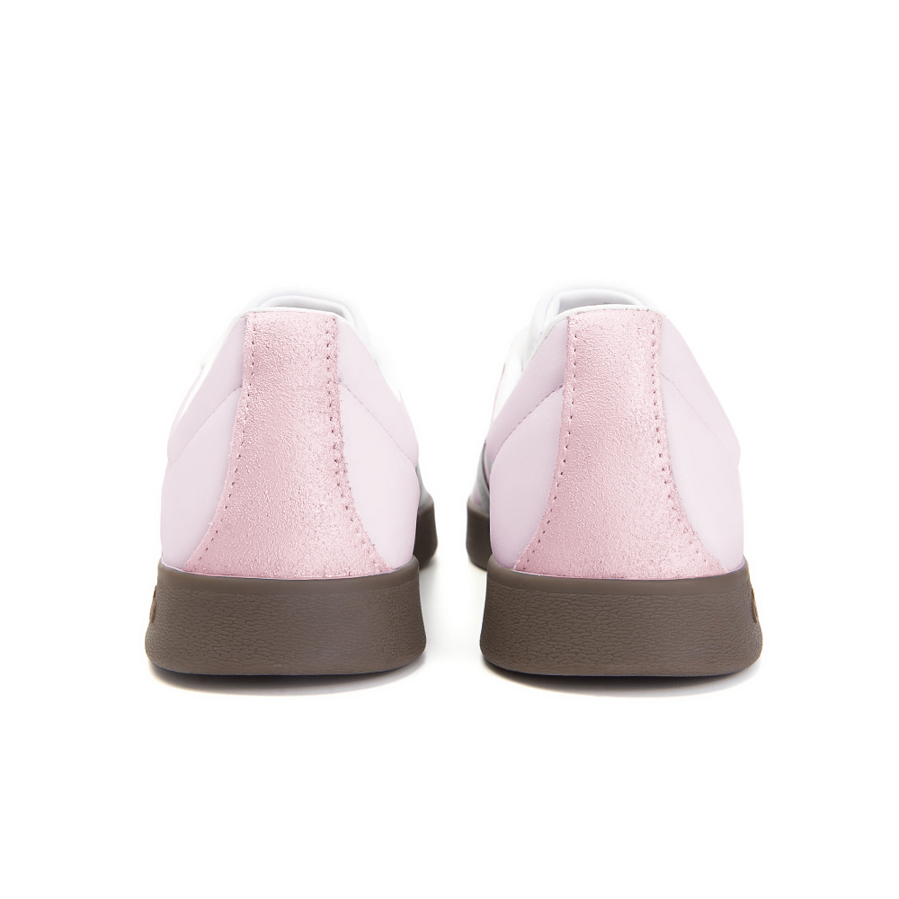 Adidas Neo VL Court 2.0 Anti-Slip Wear-Resistant Low-Top Skateboard Shoes Unisex Pink White