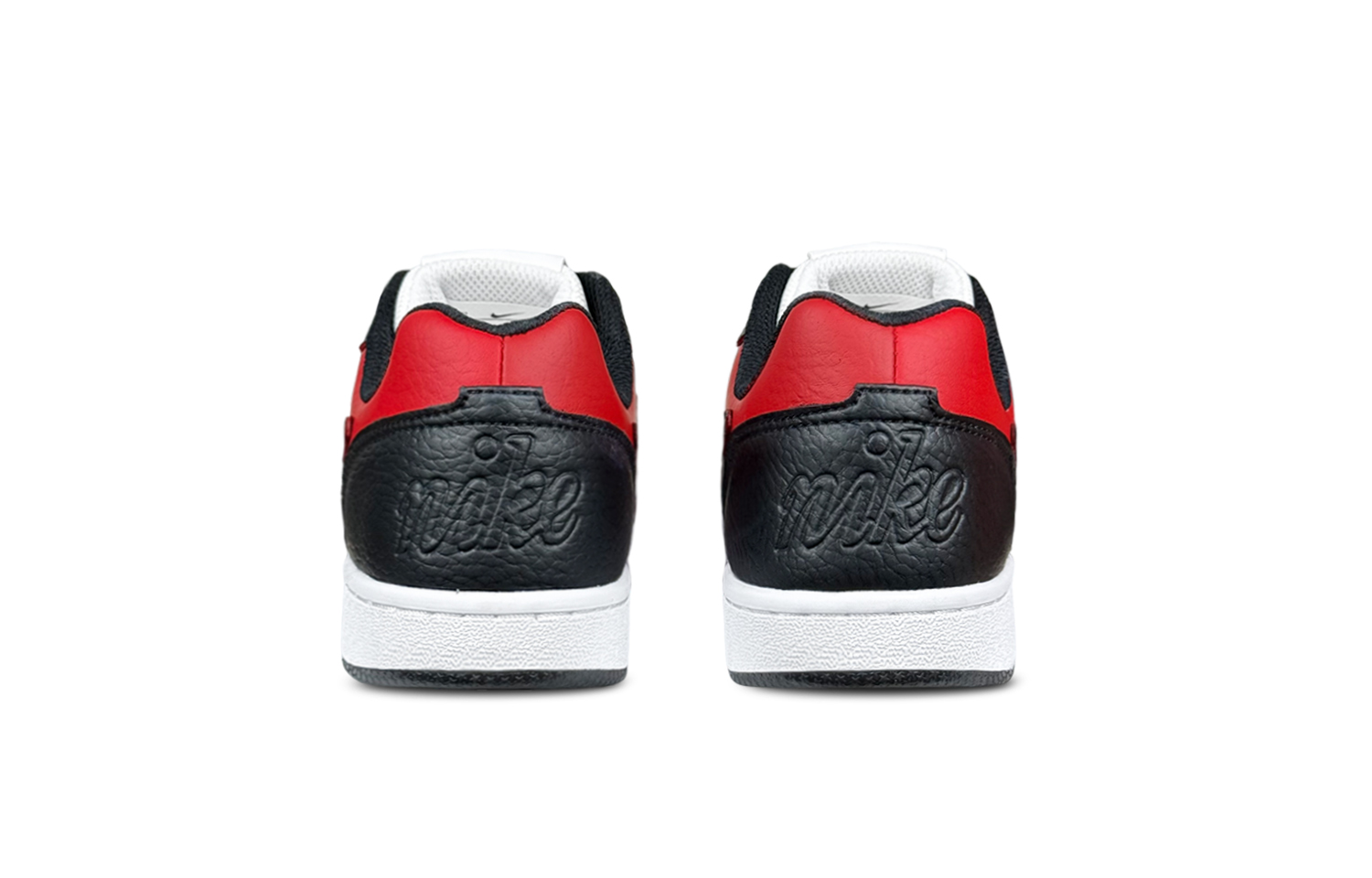 Nike EBERNON Bulls, Trendy Toy, Box Abrasion Resistant Low top Skateboard Shoes Men's Black Red купить в интернет-магазине Yoocart с быстрой доставкой по России.