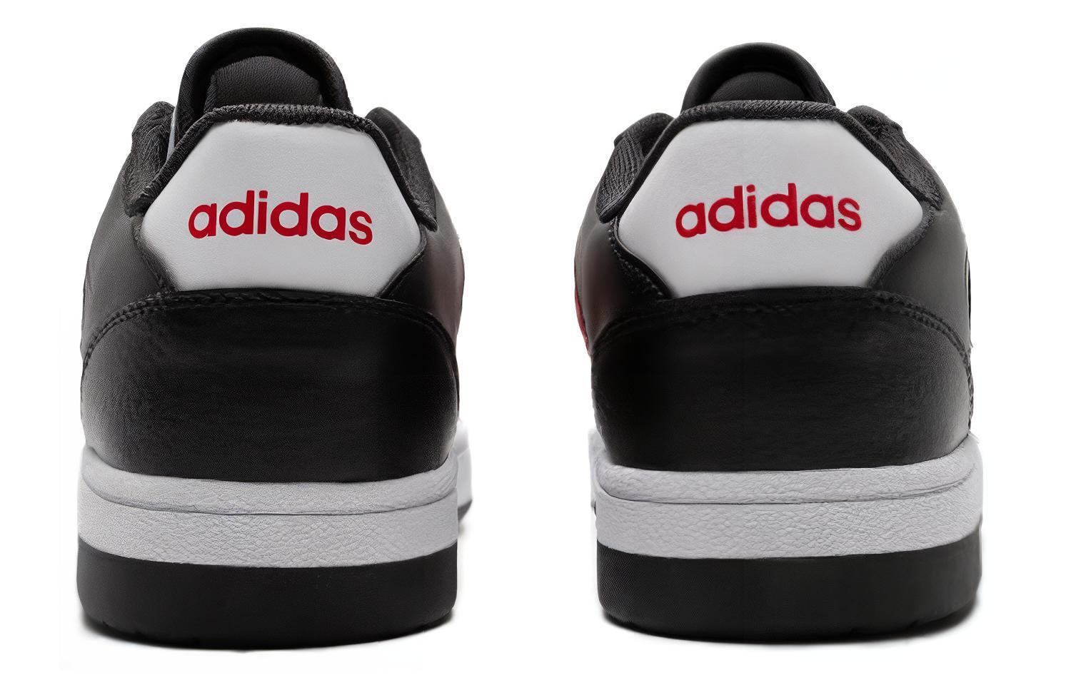 Adidas TURNAROUND LOW Anti-Slip Wear-Resistant Low-Top Basketball Shoes Unisex Black White купить в интернет-магазине Yoocart с быстрой доставкой по России.