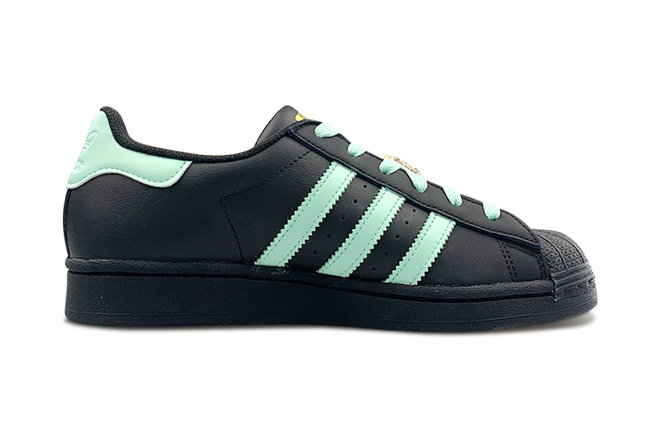Adidas Originals Superstar Low-Top Skateboard Shoes Unisex Black Green купить в интернет-магазине Yoocart с быстрой доставкой по России.