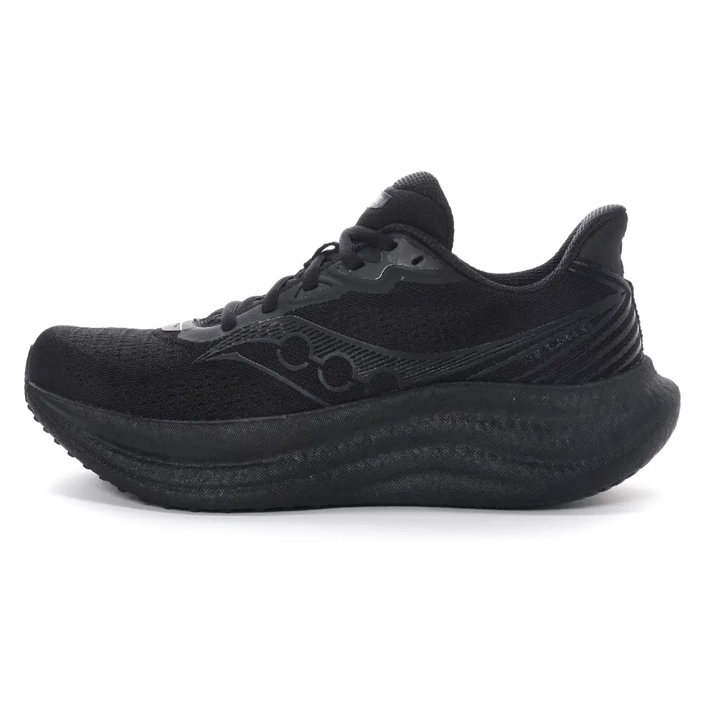 Saucony Triumph Victory 23 Anti Slip Wear Resistant Low Top Running Shoes Men's Black