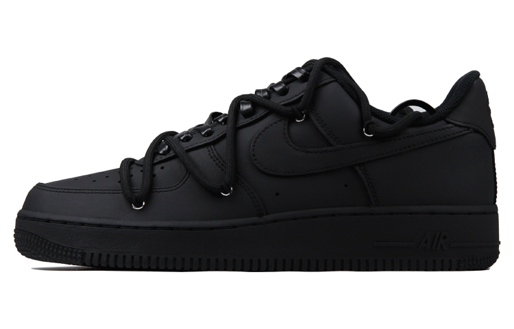 Nike Air Force 1 Air Force 1 Low-Top Skateboard Shoes Men's Matte Black