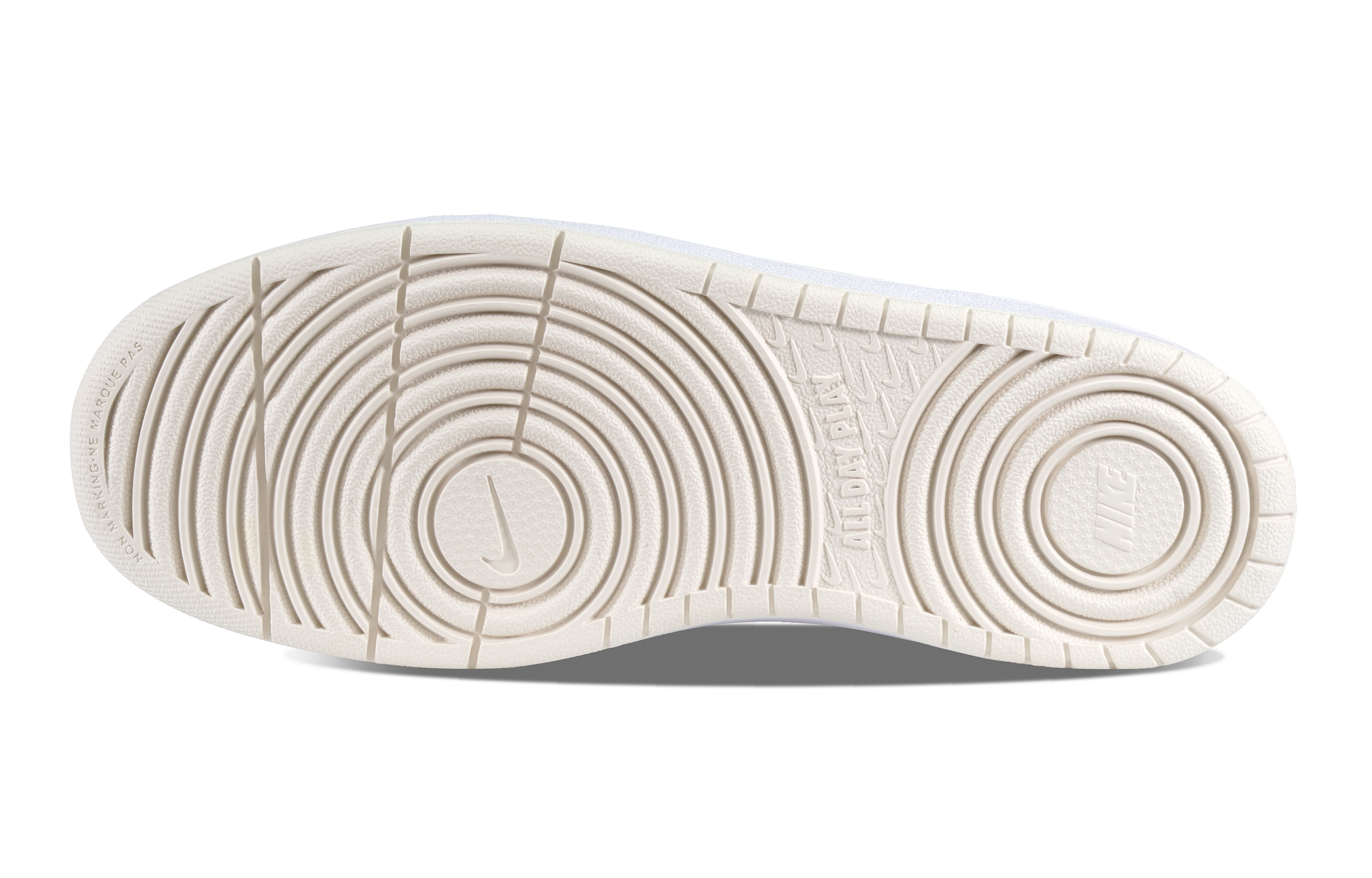 Nike Court Borough Series Coverage Anti-Slip And Wear-Resistant Balance Lightweight Low-Top Skateboard Shoes GS Beige