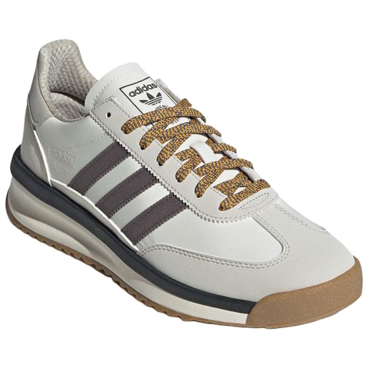 Adidas Originals SL 72 Anti Slip Wear Resistant Low Top Casual Shoes Unisex Beige Umber