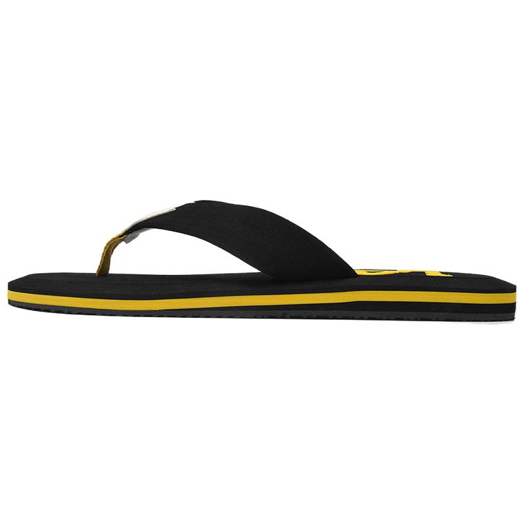 Lee EVA Rubber Sole Stitching Slip Resistant Flip Flops Men's Black