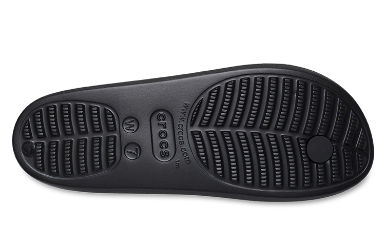 Crocs Classic Platform Slides 'Black' Women's