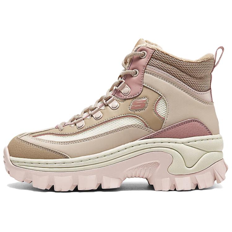 Skechers Street Anti-Slip Wear-Resistant High-Top Casual Shoes Women's Taupe