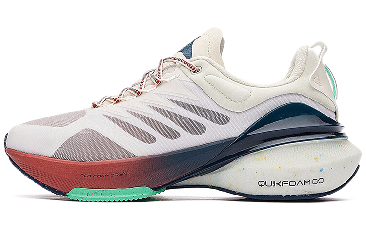 361° Running Shoes Men Low-Top Beige/Cyan