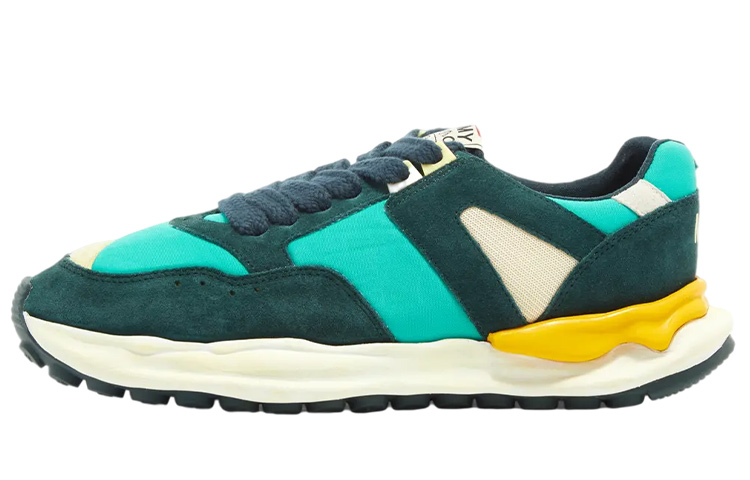 Nigel Cabourn x MIHARA YASUHIRO Wear-Resistant Low-Top Sports Casual Shoes Men's Green
