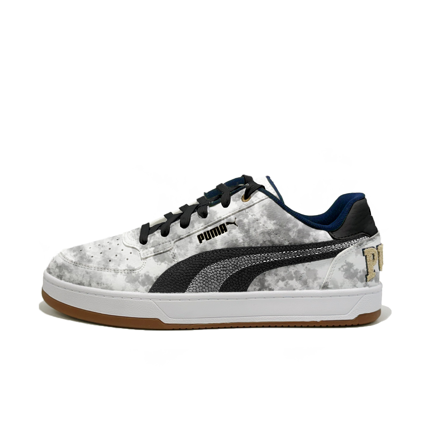 PUMA Caven 2.0 Flowing Silver Abrasion Resistant Slip Resistant Low top Skateboard Shoes Unisex