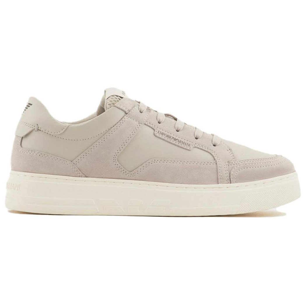 EMPORIO ARMANI Tonal Leather Sneakers