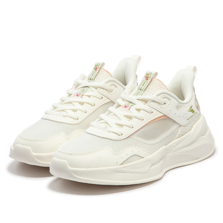 361° Lightweight Comfort Anti-Slip And Wear-Resistant Breathable Low-Top Casual Shoes Women's Peach Pink Sand купить в интернет-магазине Yoocart с быстрой доставкой по России.