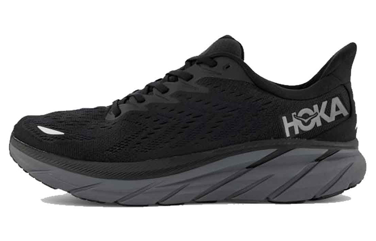 HOKA ONE ONE Clifton 8 Wide 'Black' Women's