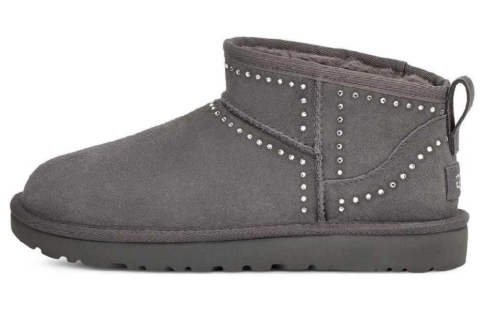 UGG Classic Ultra Mini Bling 'Dark Grey' Women's