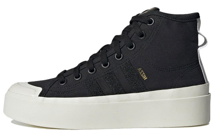Adidas Nizza Bonega Mid Shoes 'Black White' Women's