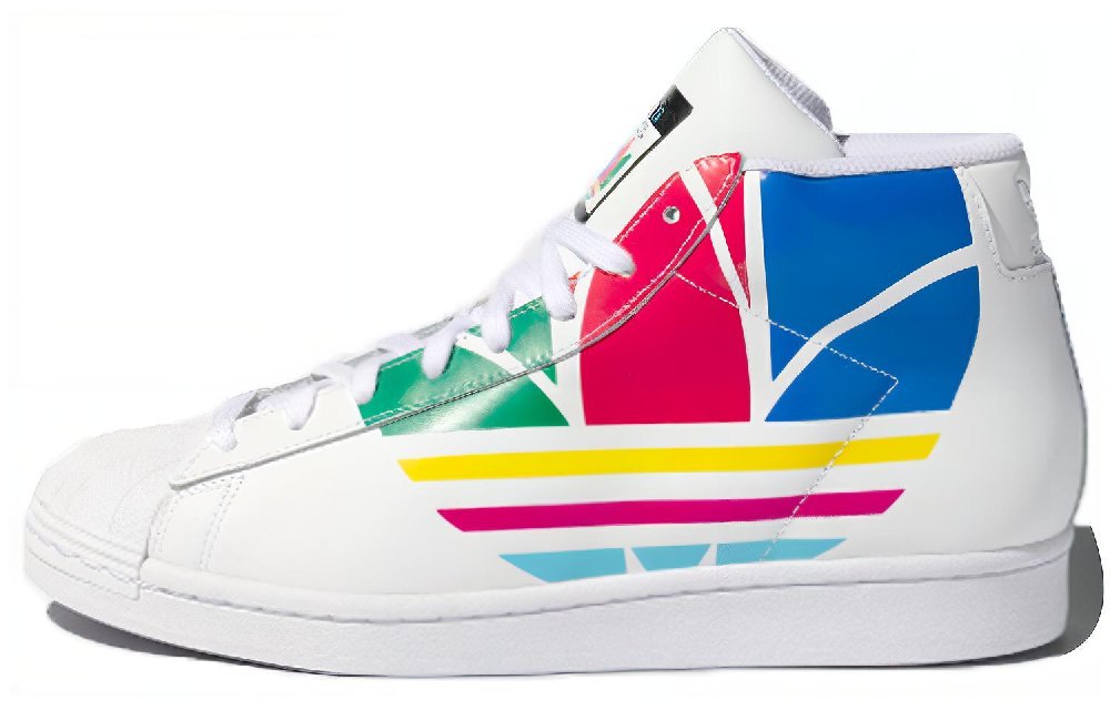 Adidas Pro Model Shoes 'White Multi Color'