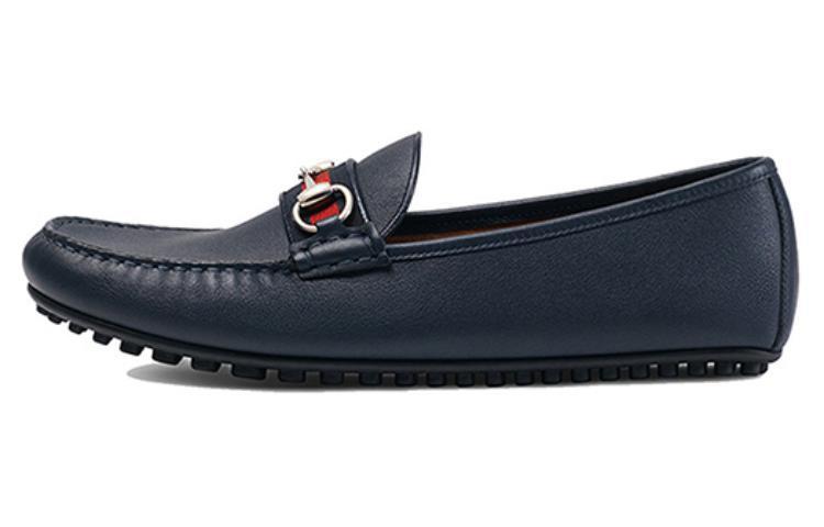 GUCCI Loafer 'Web Leather' Men's