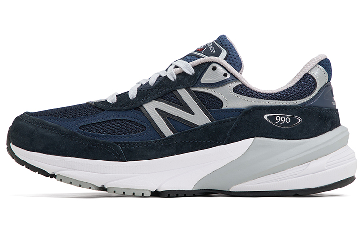 New Balance NB 990 V6 Беговые кроссовки Низкие Голубо-серые Женские