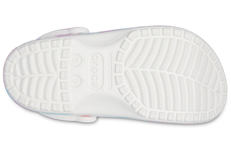 Crocs Classic Clog Pattern Crocs Flat Heel Sports Colorful Blue Sandals купить в интернет-магазине Yoocart с быстрой доставкой по России.