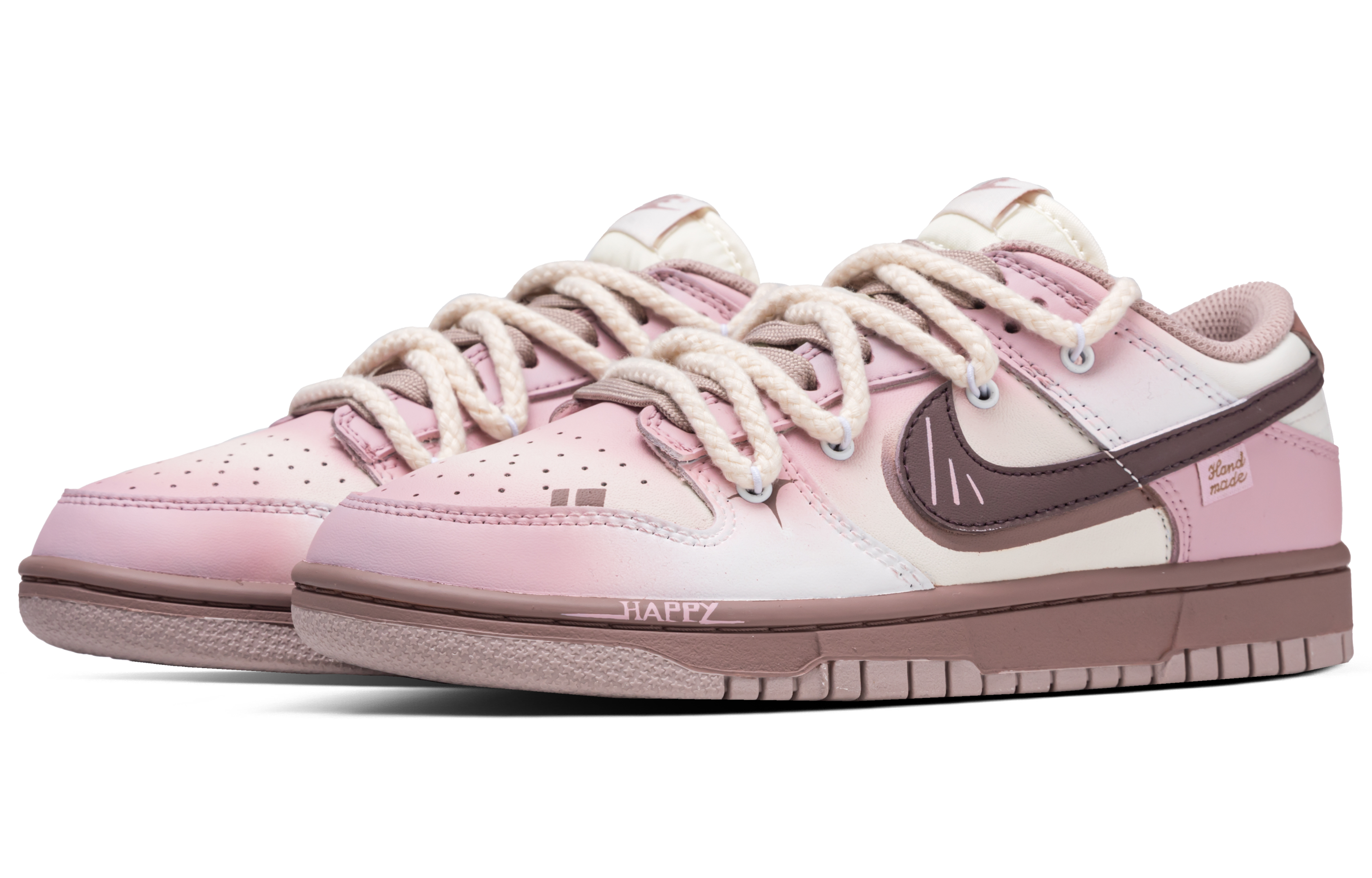 Nike Dunk Sweet Box Abrasion Resistant Low Top Skateboard Shoes Women's Pink Brown купить в интернет-магазине Yoocart с быстрой доставкой по России.