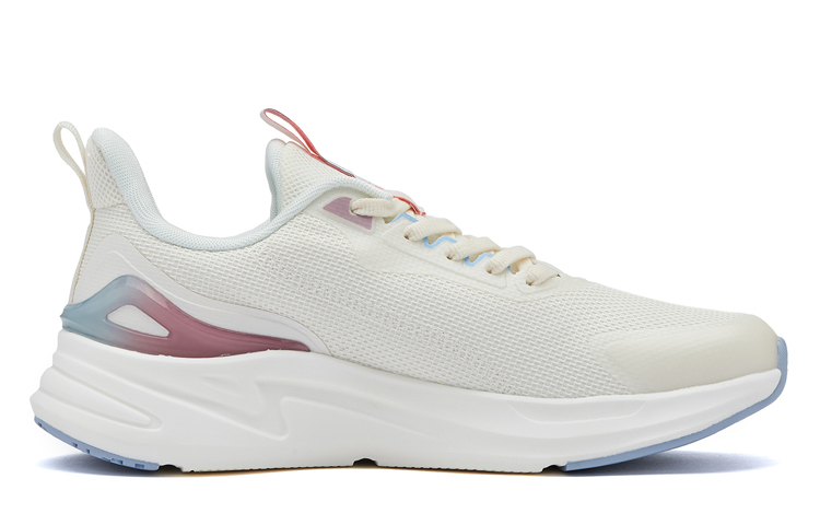 361° Abrasion Resistant Breathable Low Top Training Shoes Women's White Purple