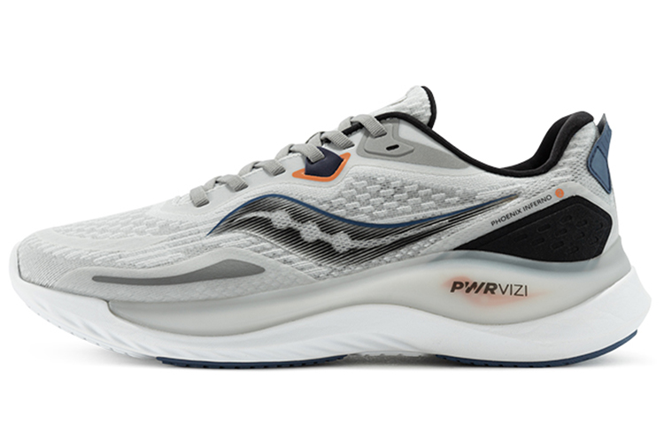 Saucony Phoenix Inferno 2 Shock Absorbers Low Top Running Shoes Men's Gray Black