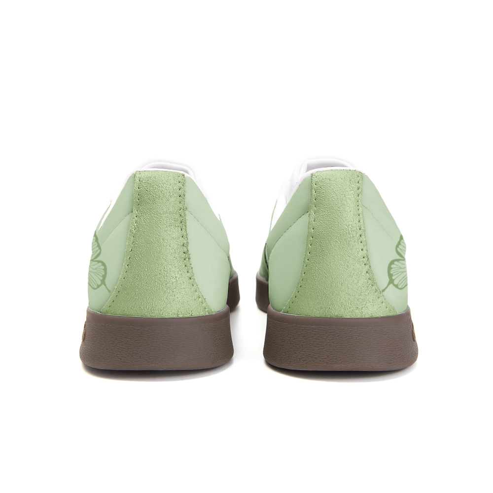 Adidas Neo VL Court 2.0 Anti-Slip Wear-Resistant Low-Top Skateboard Shoes Unisex White Green